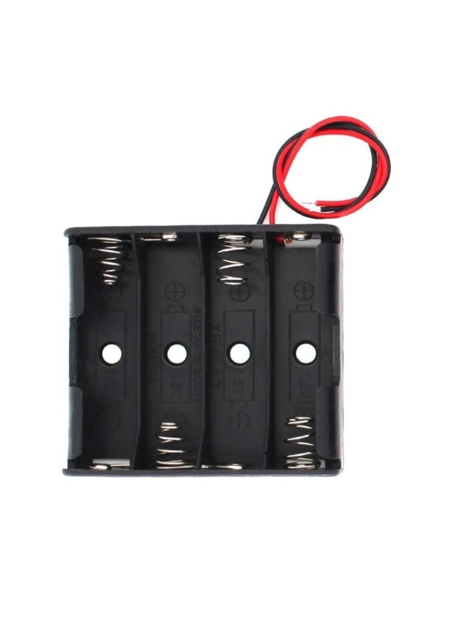 KNP 4-Way AA Battery Holder, Wired Connection for 1.5V Batteries - Image 2